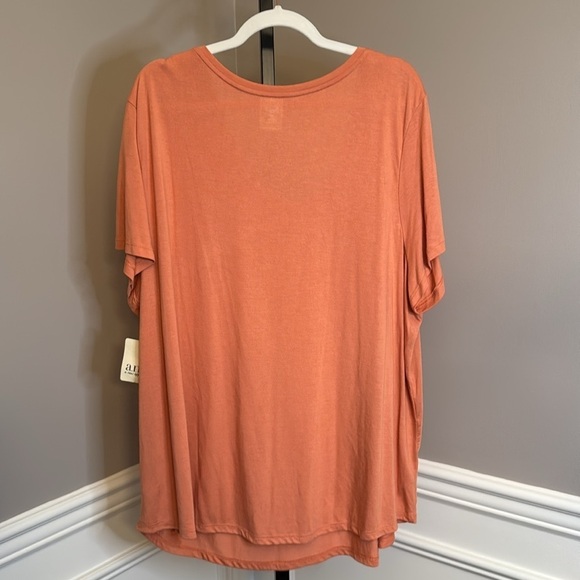 A.N.A. Scoop neck T-shirt size 3X in Spanish tile - Picture 5 of 5